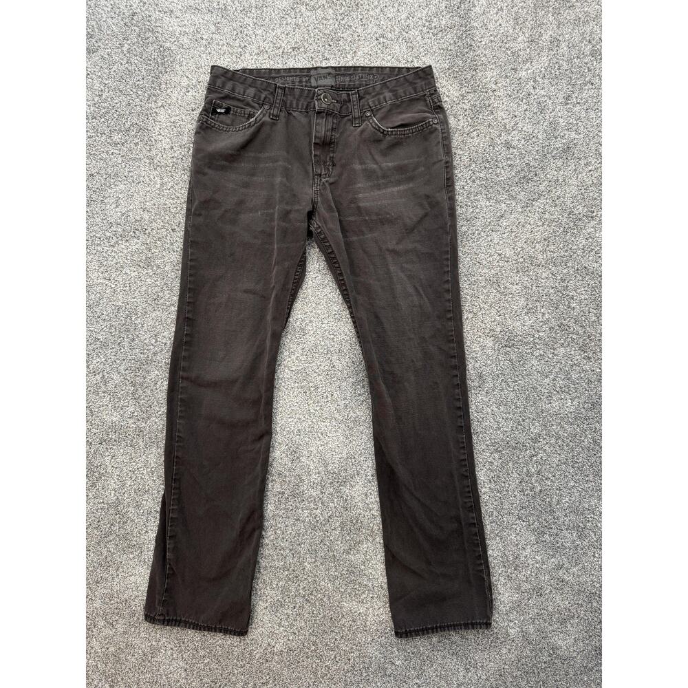 Vans Jeans 30 Straight Leg Skater Streetwear Grunge Retro Y2K Alt Distressed